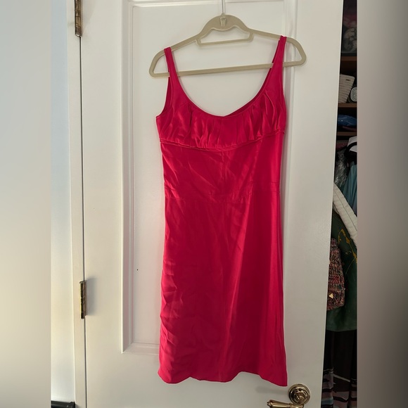 Narcissi Rodriguez Pink Midi Dress - Picture 1 of 5